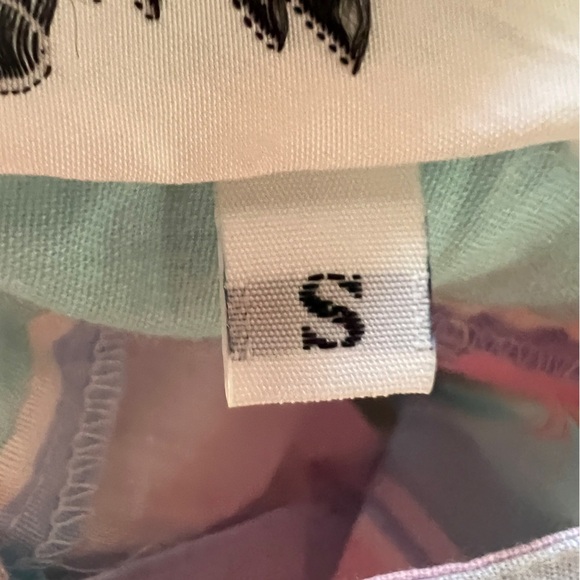 Ruth Norman New York Pastel Striped Dress Vintage Size Small pleated rainbow - Picture 5 of 5